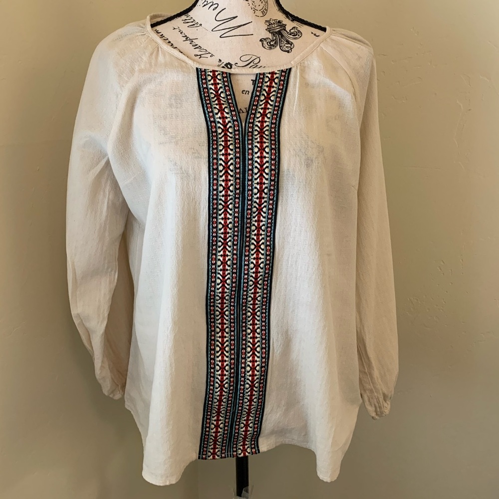 Altar’d State Boho Peasant Top Sz L